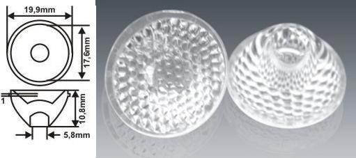 Lentes 20mm Prismatica