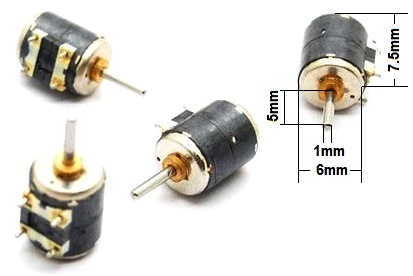 Micro motor paso a paso-6x7.5mm