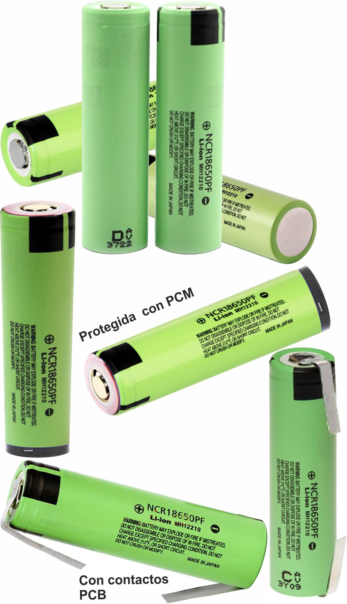 Bateria NCR18650PF 2.900mA