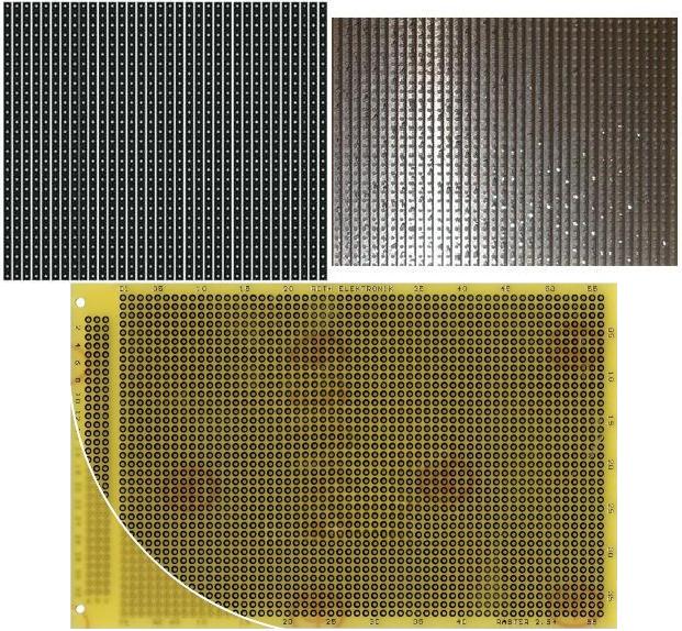 Pcb perforado linea 100x160mm