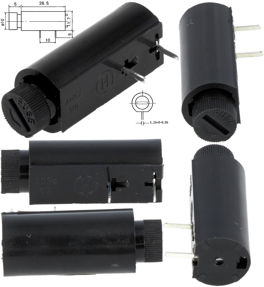 P.Fusible 5x20 Horizontal