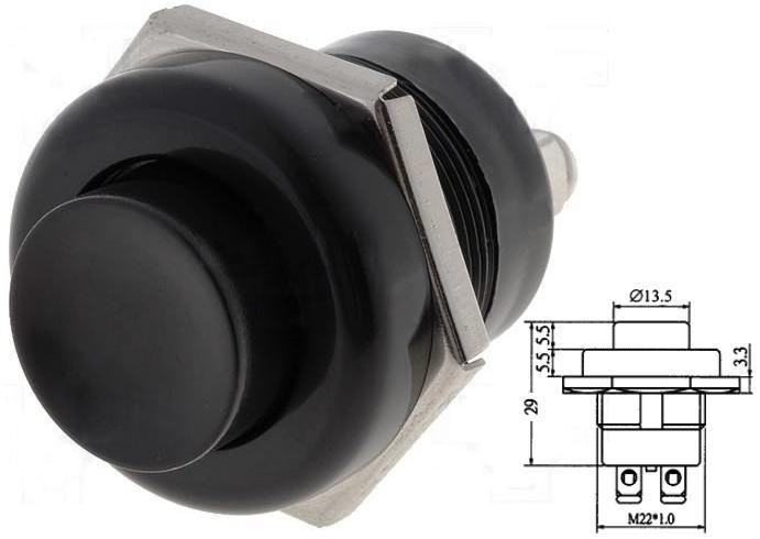 Pulsador antivandalo