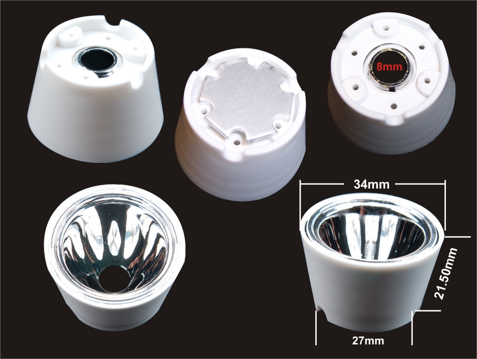 Reflector aluminio 34mm