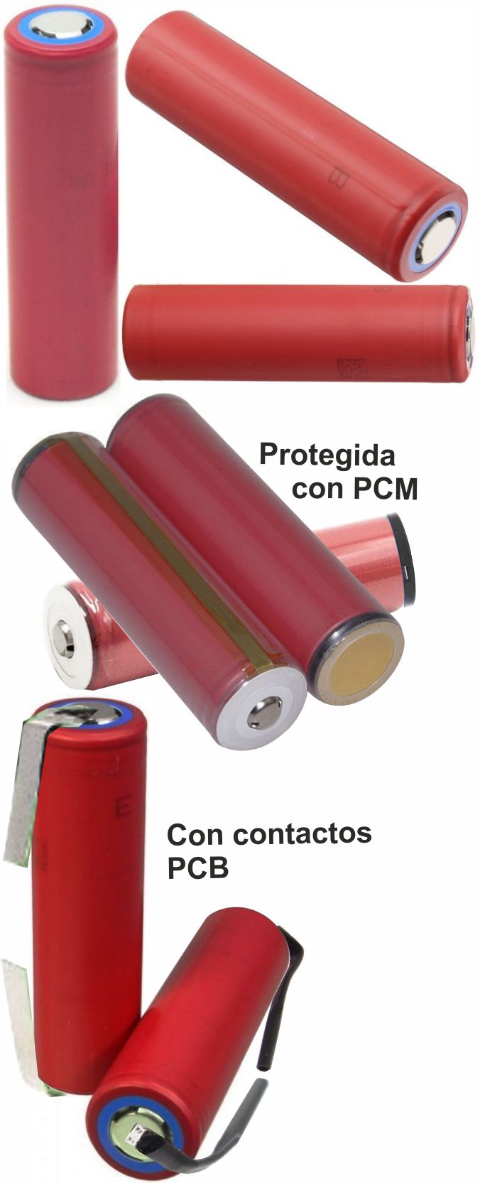 Bateria Litio Sanyo NCR18650GA