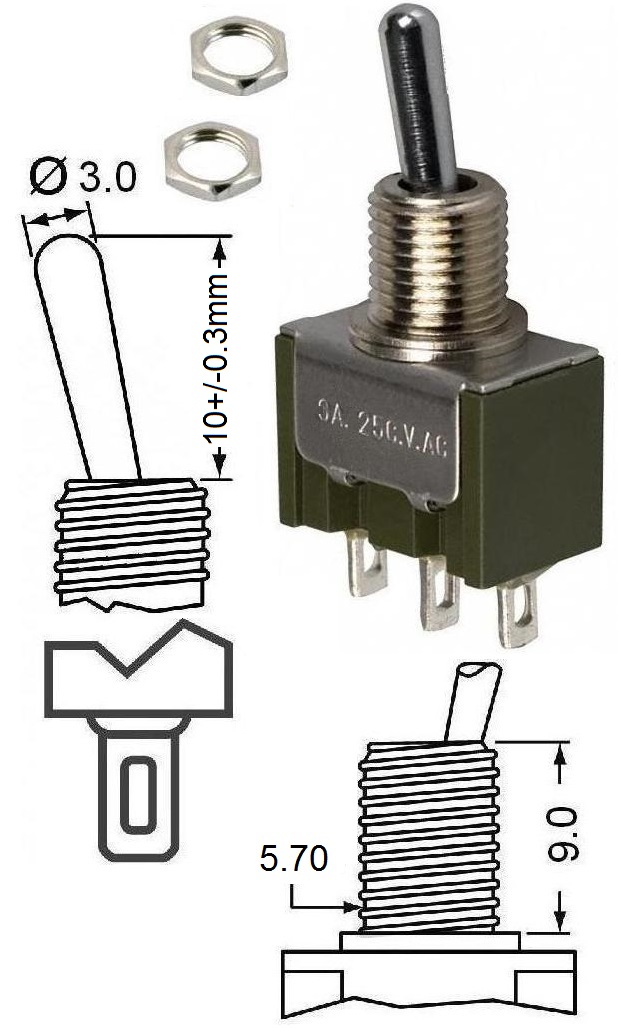 switch Switch 1c2p 5.7mm