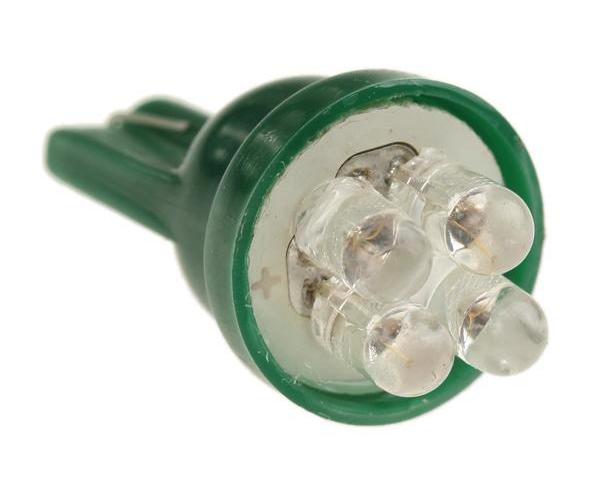 Bombilla T10 4Led verde