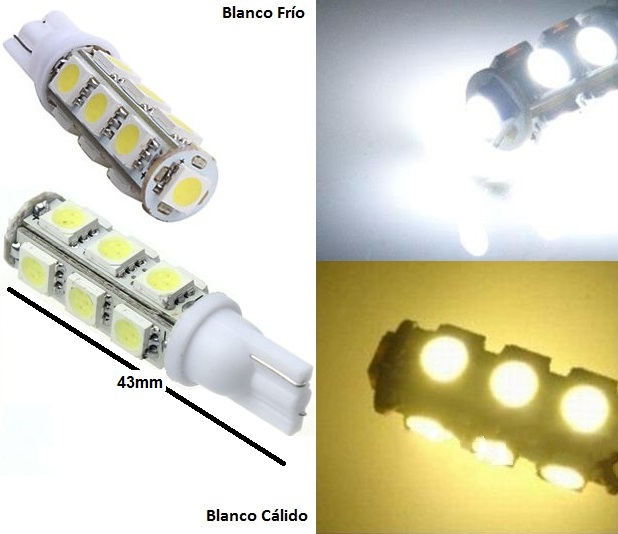 Bombilla T10 13Led