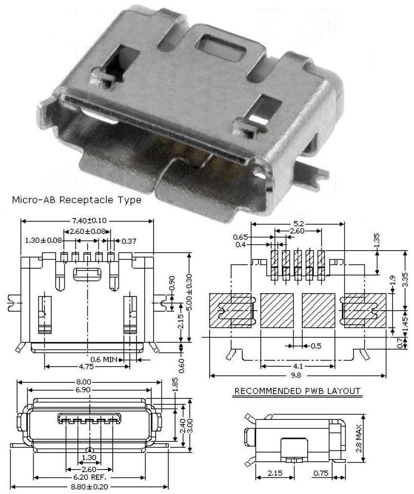 micro USB-AB