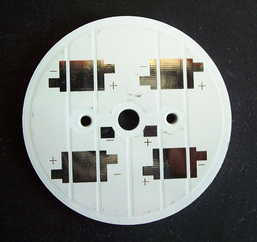 PCB redondo para 4 CREE