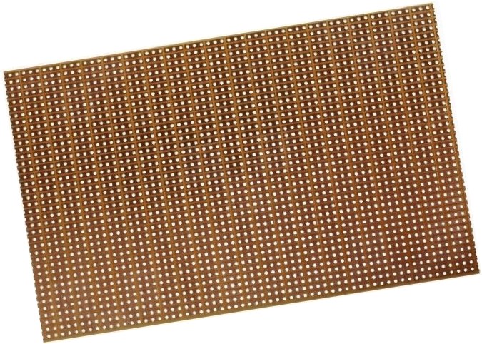 Pcb perforado 100x160mm